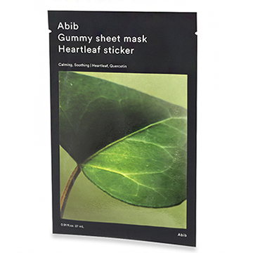 Abib (アビブ) Gummy シートマスク 27ml #ハートリーフ ステッカー