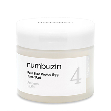 numbuzin（ナンバーズイン） 4番 毛穴ゼロたまご肌トナーパッド 70枚入り