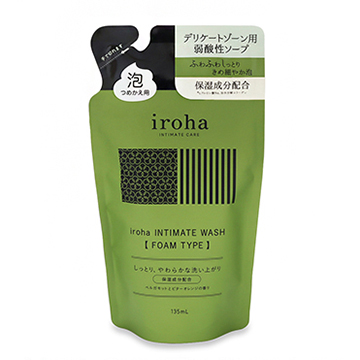 iroha (イロハ) インティメートウォッシュ フォームタイプ 135ml レフィル