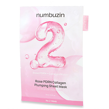 numbuzin（ナンバーズイン） 2番 ローズPDRNコラーゲンぷるぷるマスク 33ml