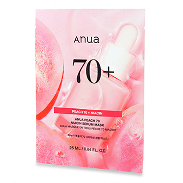 Anua(アヌア) 桃 70 ナイアシンアミド シートマスク 25ml