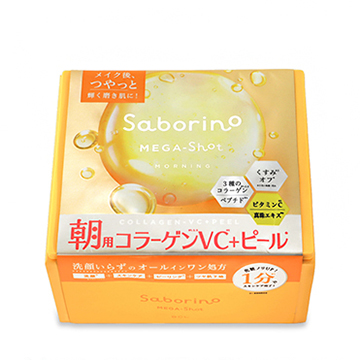 サボリーノ メガショット 朝用ツヤピールマスク CC (フェイスマスク) 32枚入り
