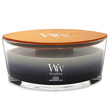 WoodWick （ウッドウィック) トリロジー ハースウィック 453.6g #ウォームウッズ