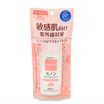 ミノン UVマイルドミルク SPF50+・PA++++ 80ml 【医薬部外品】
