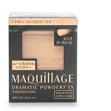 資生堂 マキアージュ ドラマティックパウダリー EX (ファンデーション) レフィル SPF25・PA+++ 9.3g #ピンクオークル10