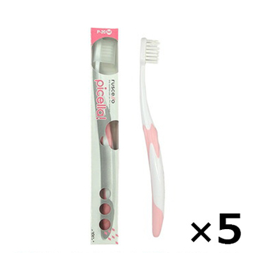GC ルシェロ 歯ブラシ P-20 M ピセラ #ピンク 5本セット