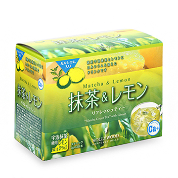 ハリウッド化粧品 抹茶＆レモン リフレッシュティー 7g×30本