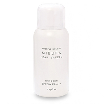 ナプラ ミーファ フレグランスUVスプレー (日やけ止め) SPF50+・PA++++ 80g #ペアブリーズ